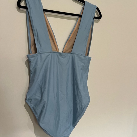 J. Crew Light Blue Swimsuit 10 - Picture 3 of 7